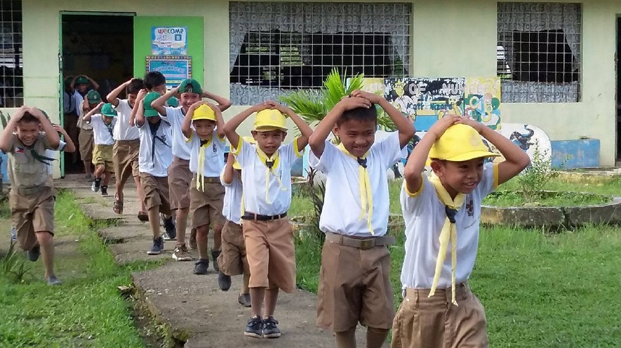 earthquake drill in school