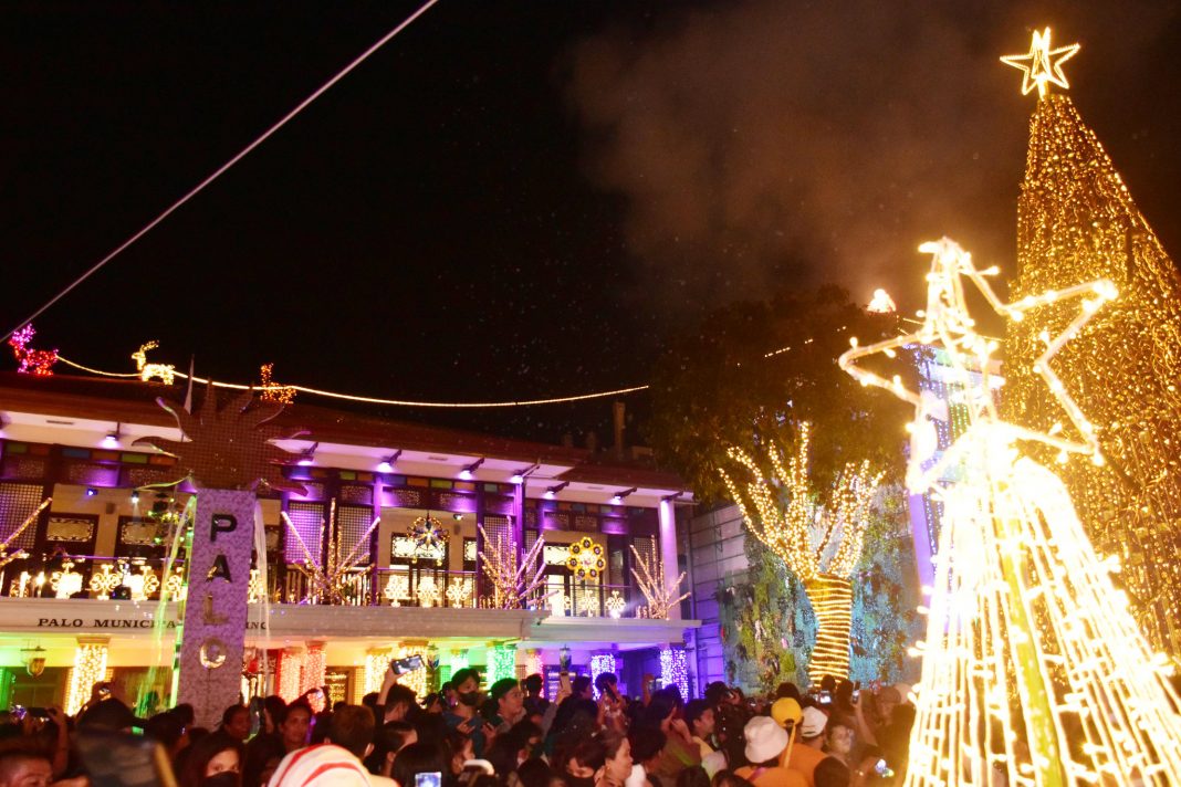 Palo town marks Christmas celebration with a giant bamboo-made ...